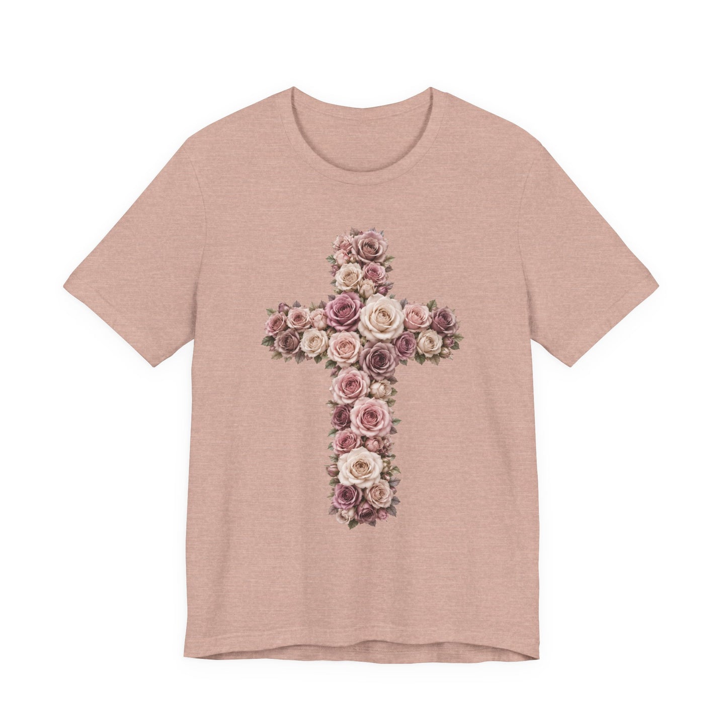 Esther Rose Floral Cross Tee