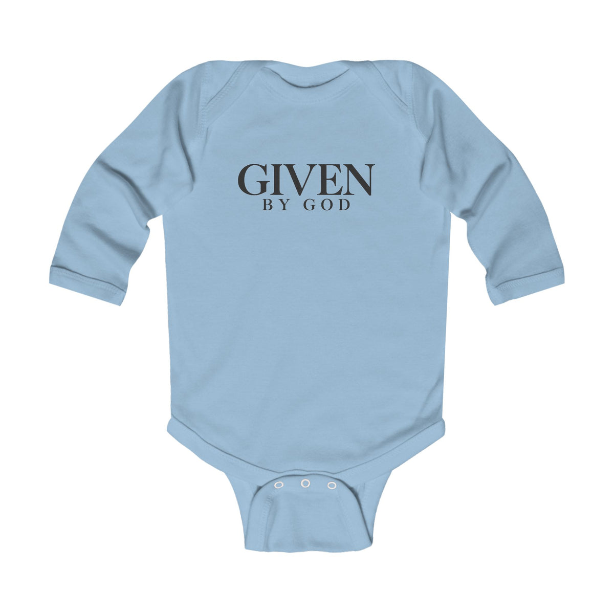 Given By God | Unisex Infant Long Sleeve Bodysuit | Baby Boy & Baby Girl
