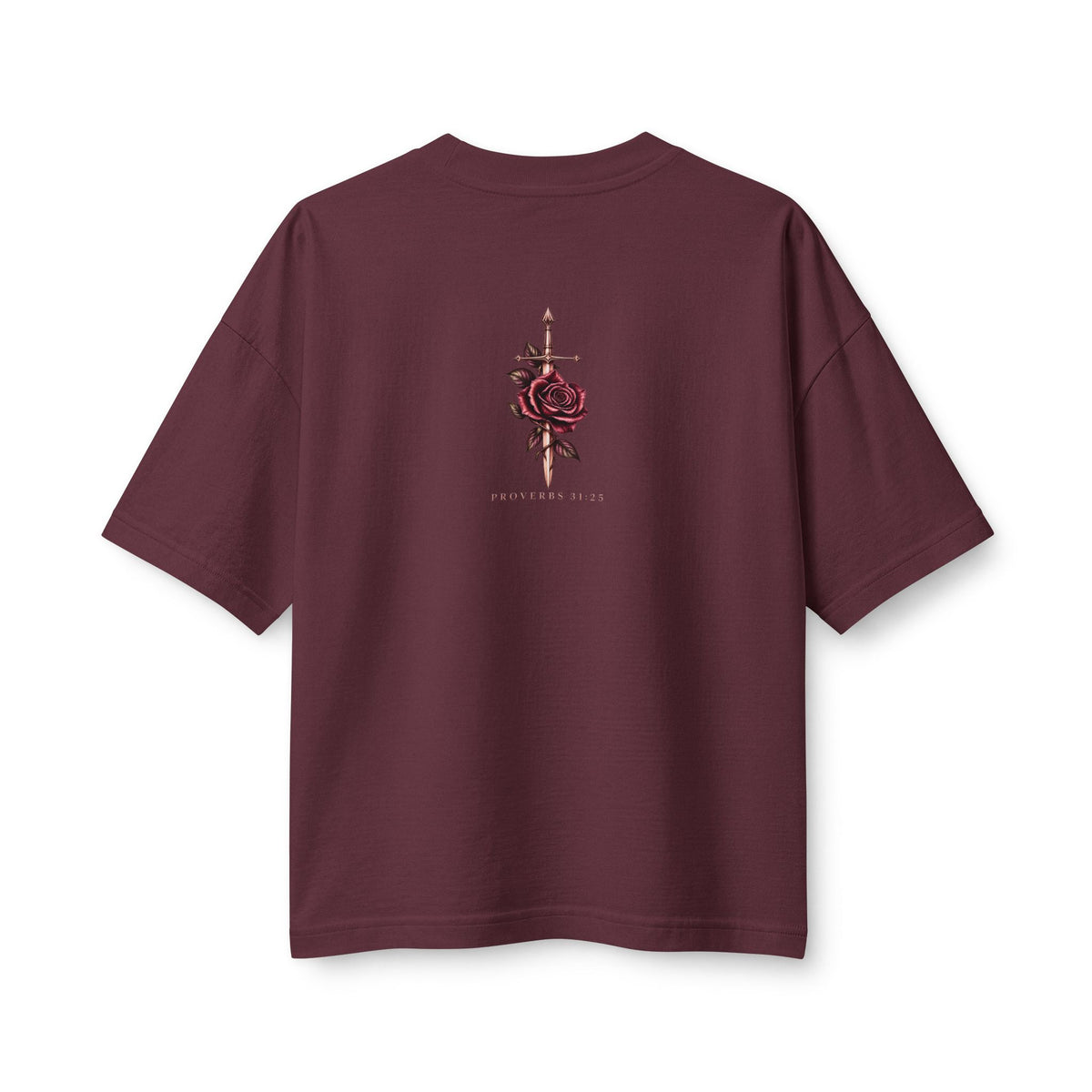 Strength & Dignity Rose Tee | Proverbs 31:25