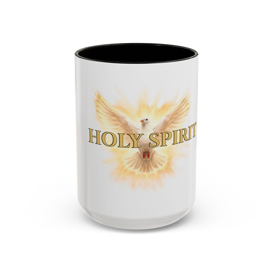 Holy Spirit Mug – Faith-Based Coffee Cup | Christian Gift | Dove Design | 11oz & 15oz Ceramic Mug