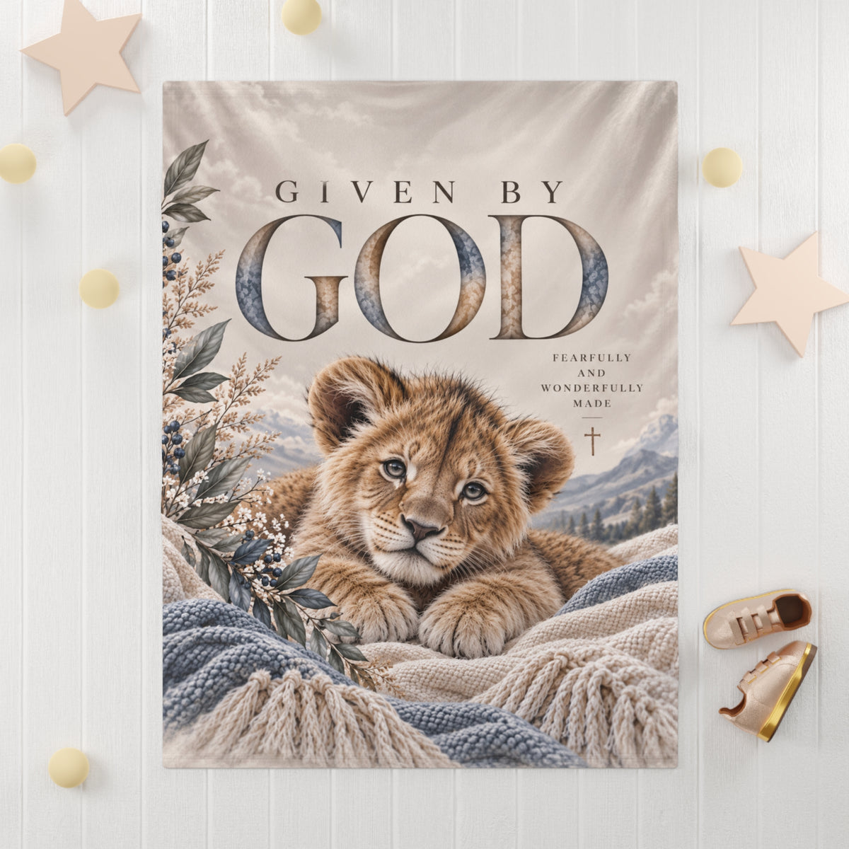 Given By God | Soft Fleece Baby Blanket