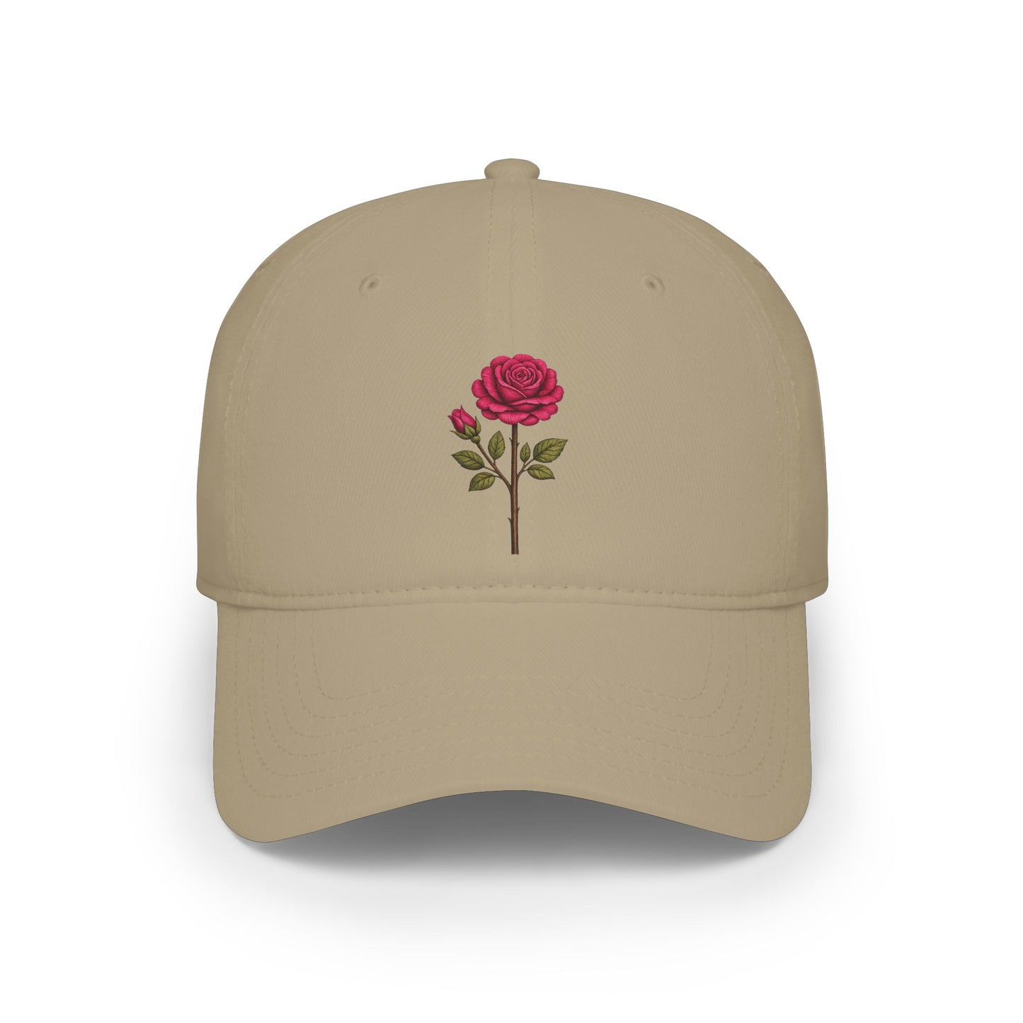 Signature Rose Embroidered Hat