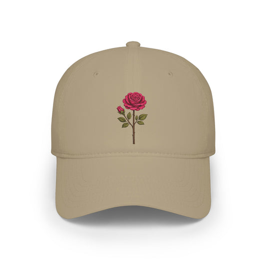 Signature Rose Embroidered Hat
