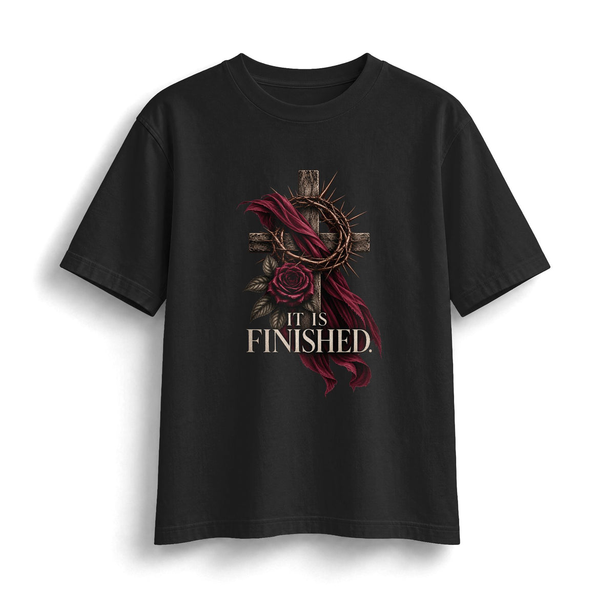IT IS FINISHED.™ Heavyweight Oversized Tee | Love Esther Rose