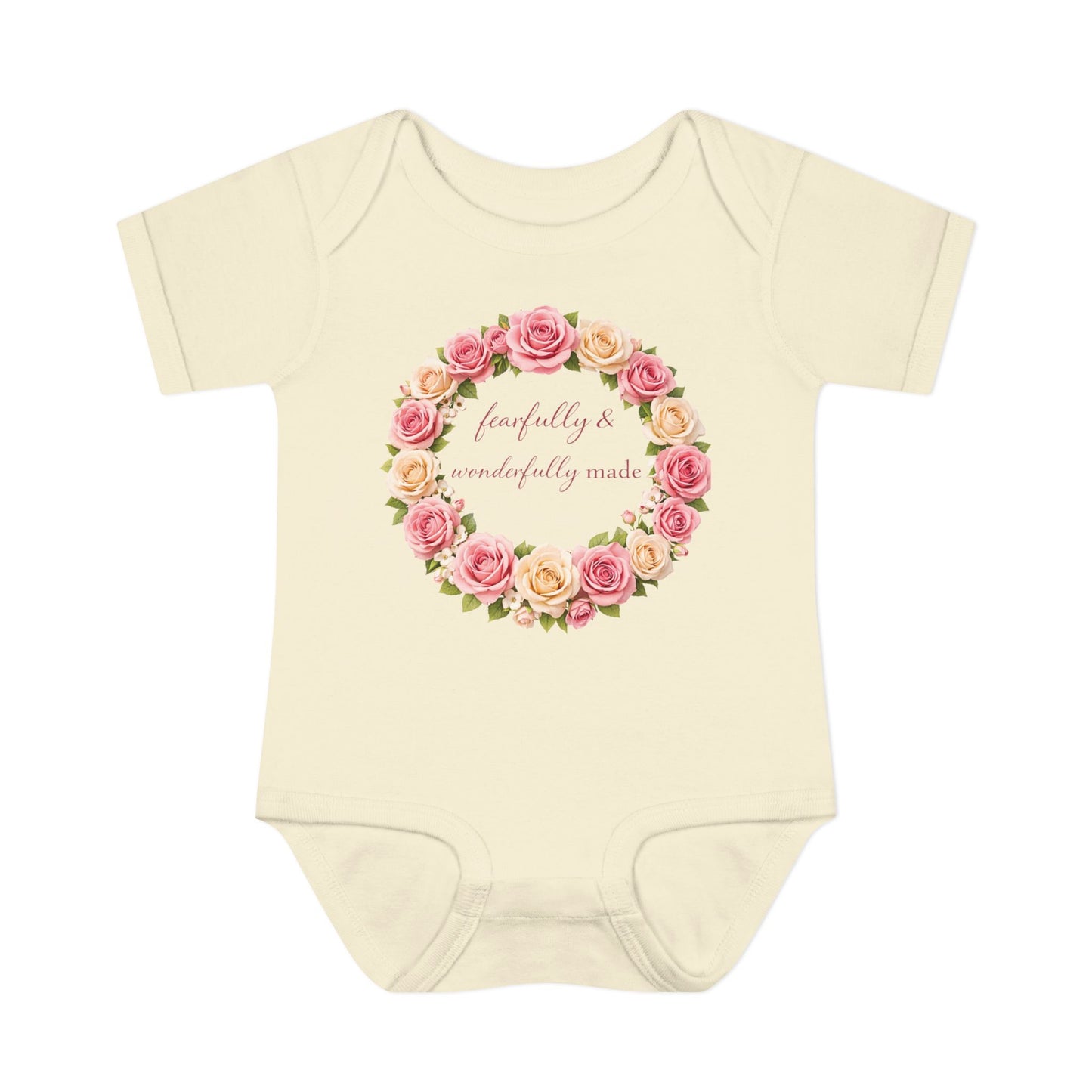 Fearfully and wonderfully made baby bodysuit – faith-based baby outfit