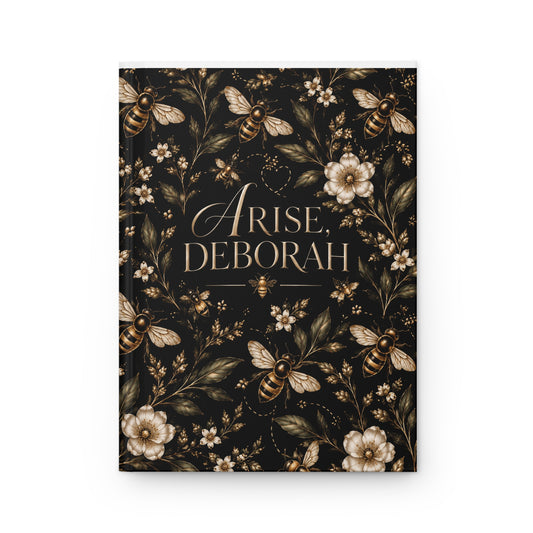 Arise, Deborah Hardcover Journal | Faith-Inspired Bee & Botanical Journal