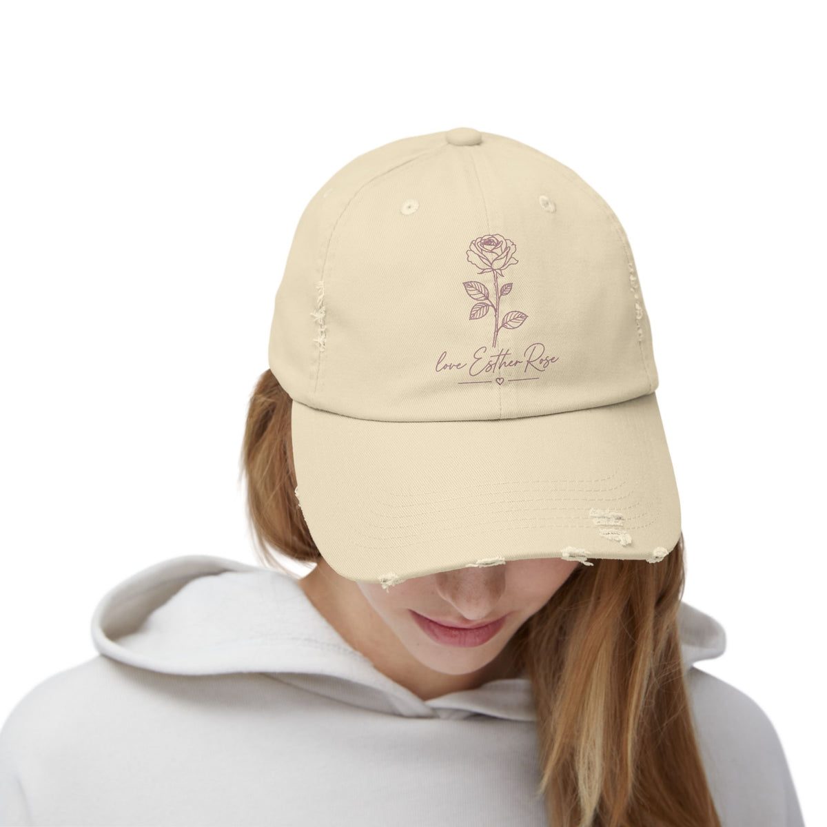 Love, Esther Rose signature  Hat