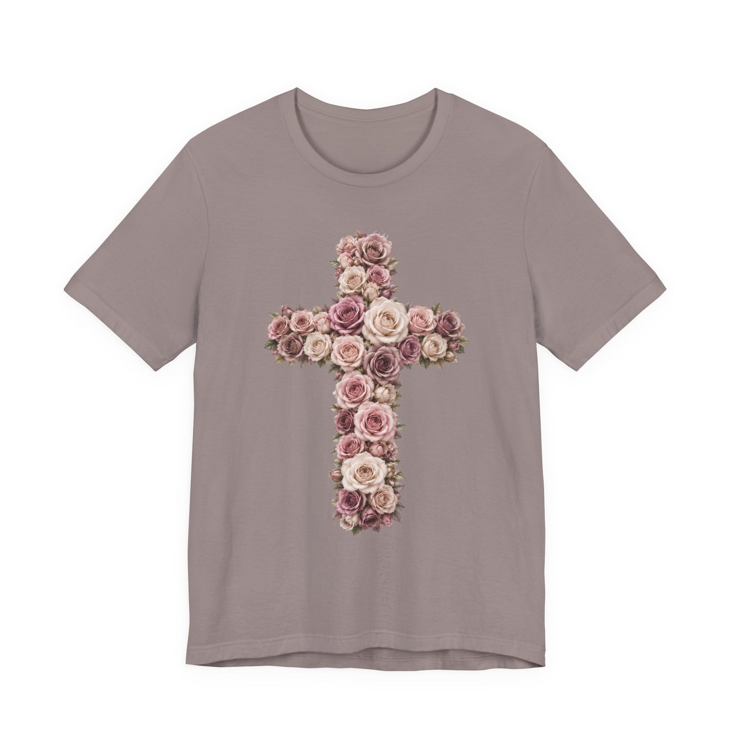 Esther Rose Floral Cross Tee