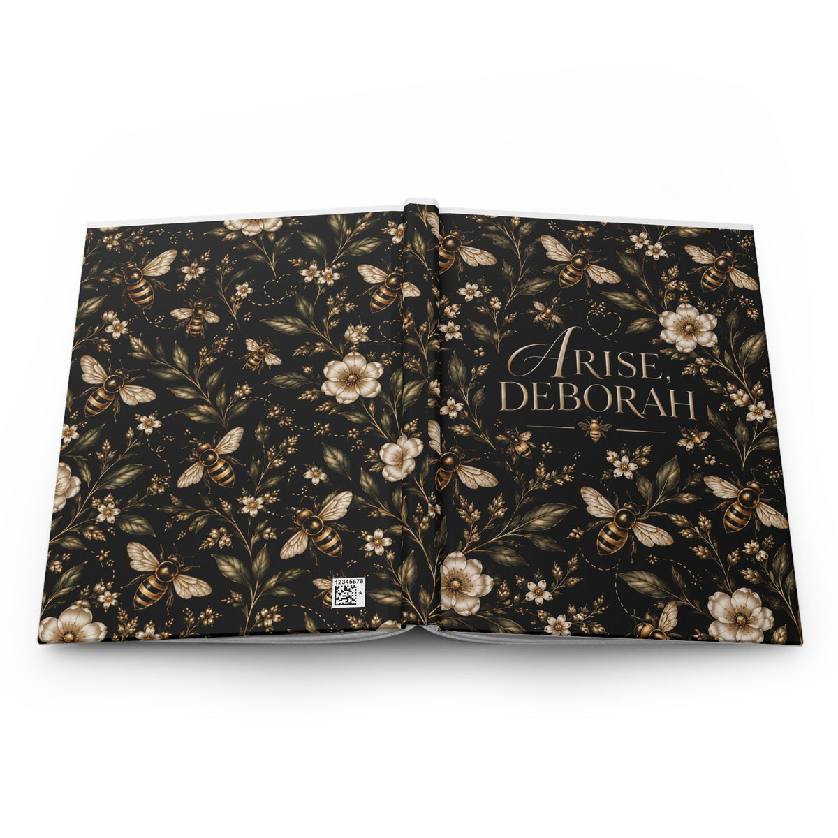 Arise, Deborah Hardcover Journal | Faith-Inspired Bee & Botanical Journal