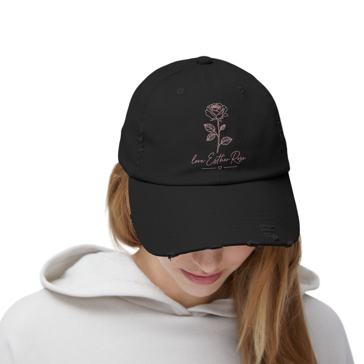 Love, Esther Rose signature  Hat