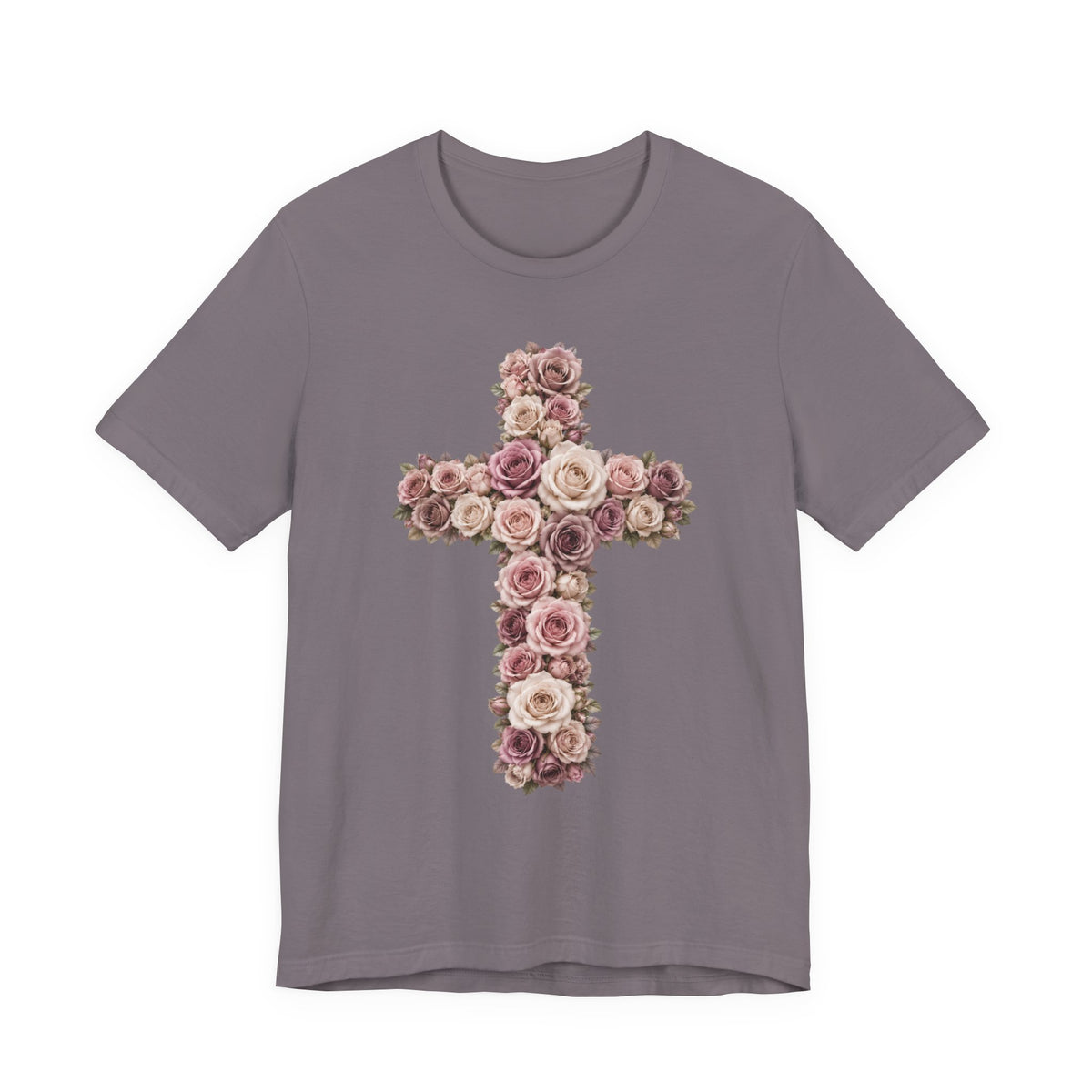 Esther Rose Floral Cross Tee