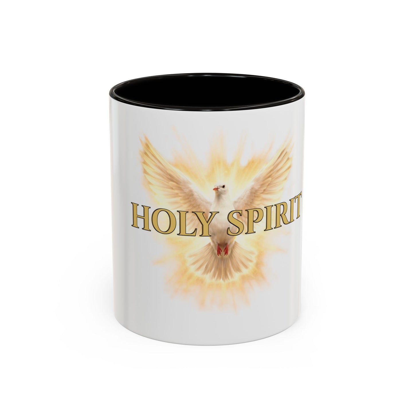 Holy Spirit Mug – Faith-Based Coffee Cup | Christian Gift | Dove Design | 11oz & 15oz Ceramic Mug