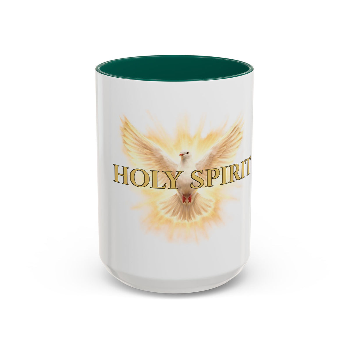 Holy Spirit Mug – Faith-Based Coffee Cup | Christian Gift | Dove Design | 11oz & 15oz Ceramic Mug