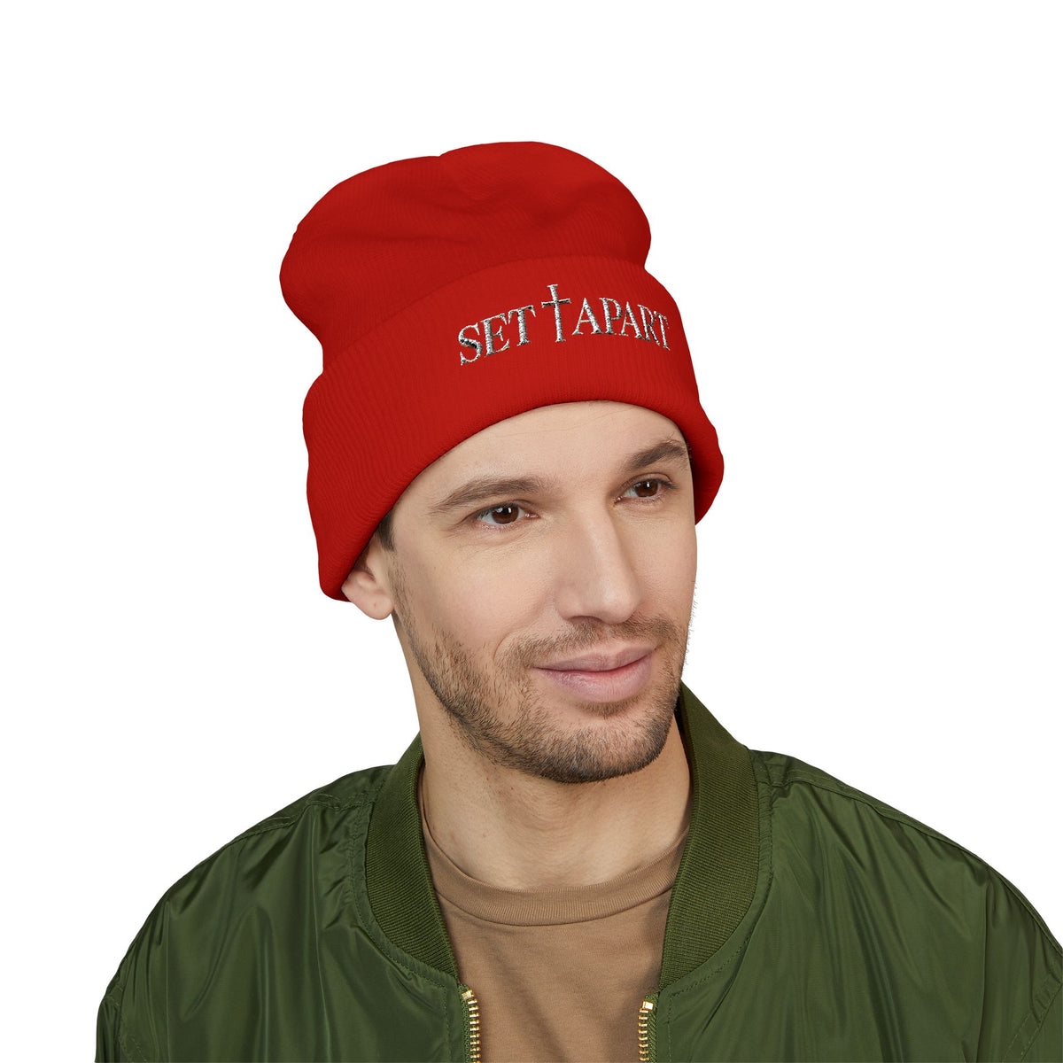SET APART Cross Beanie | Love Esther Rose