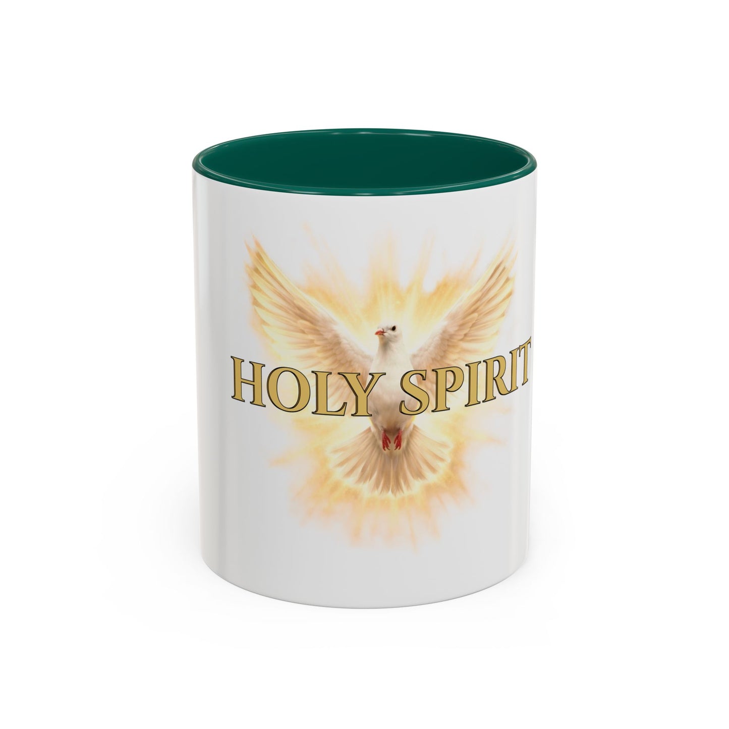 Holy Spirit Mug – Faith-Based Coffee Cup | Christian Gift | Dove Design | 11oz & 15oz Ceramic Mug