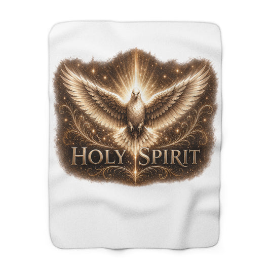Holy Spirit Blanket – Christian Sherpa Throw (Faith-Based Gift, Inspirational Home Decor, Cozy 60x80 Blanket)