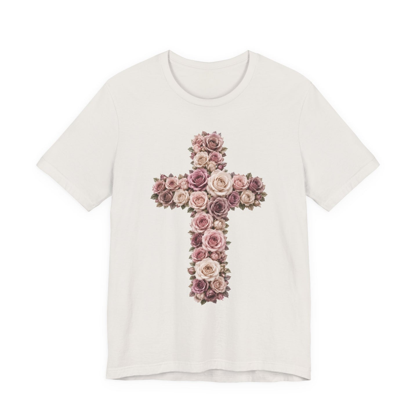 Esther Rose Floral Cross Tee