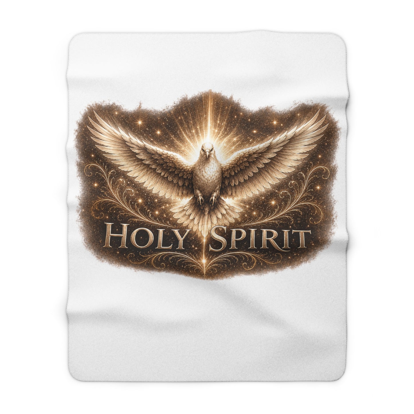 Holy Spirit Blanket – Christian Sherpa Throw (Faith-Based Gift, Inspirational Home Decor, Cozy 60x80 Blanket)