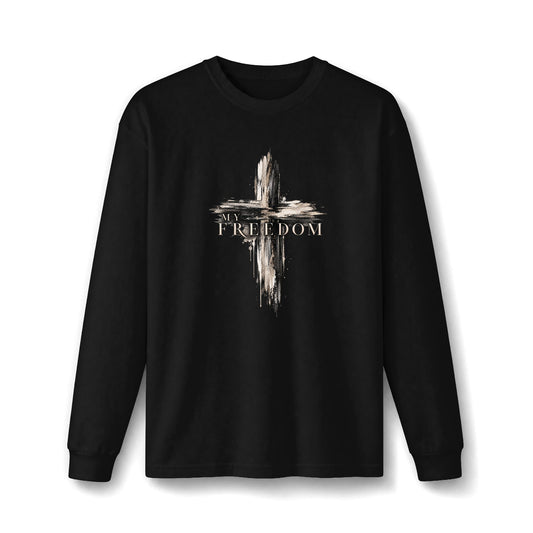 MY FREEDOM™ Heavyweight Unisex Long Sleeve Tee