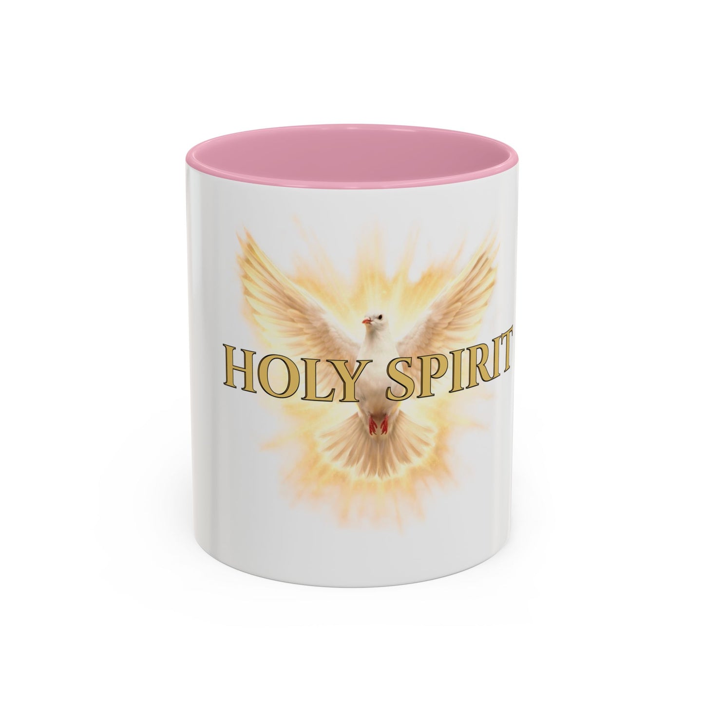 Holy Spirit Mug – Faith-Based Coffee Cup | Christian Gift | Dove Design | 11oz & 15oz Ceramic Mug