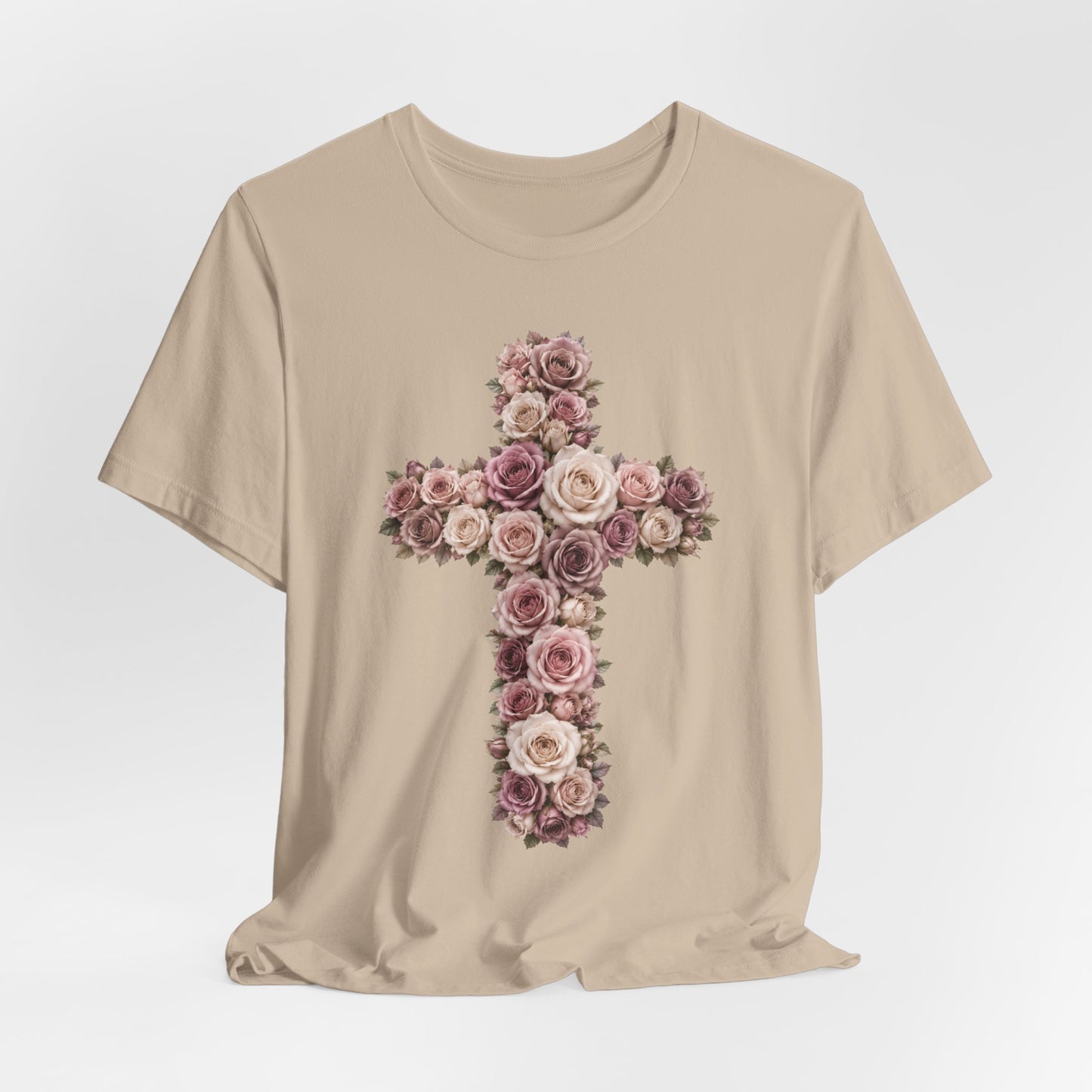 Esther Rose Floral Cross Tee
